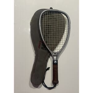 Vintage Marty Hogan Signature Comp Graphite RacQuetball Racquet Cowhide Grip